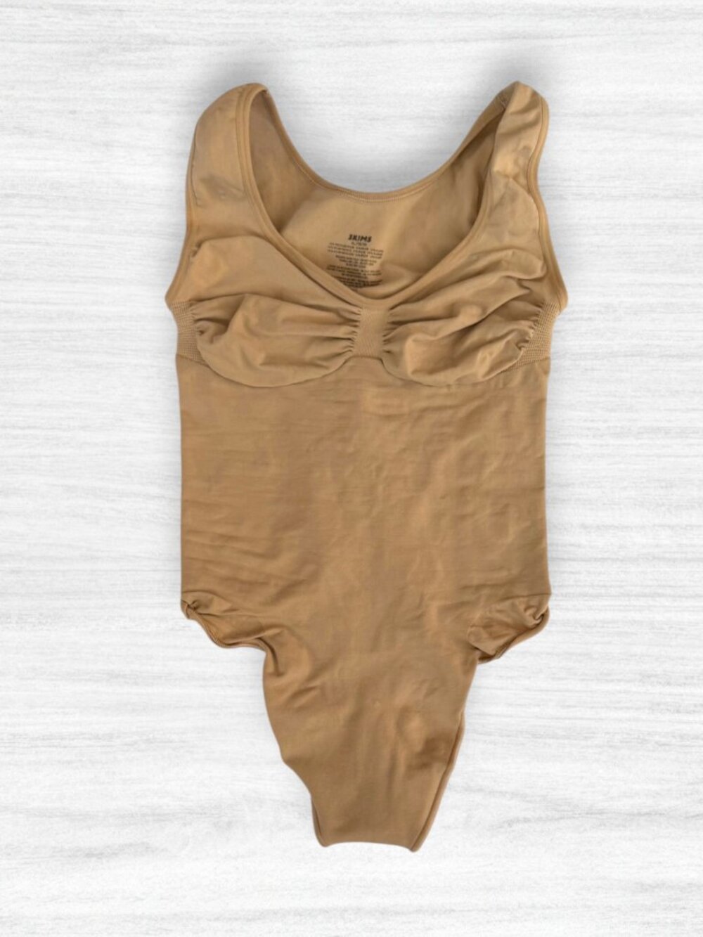 SKIMS Seamless Sculpt Clay Ruched Bust Thong Bodysuit Shapewear XL